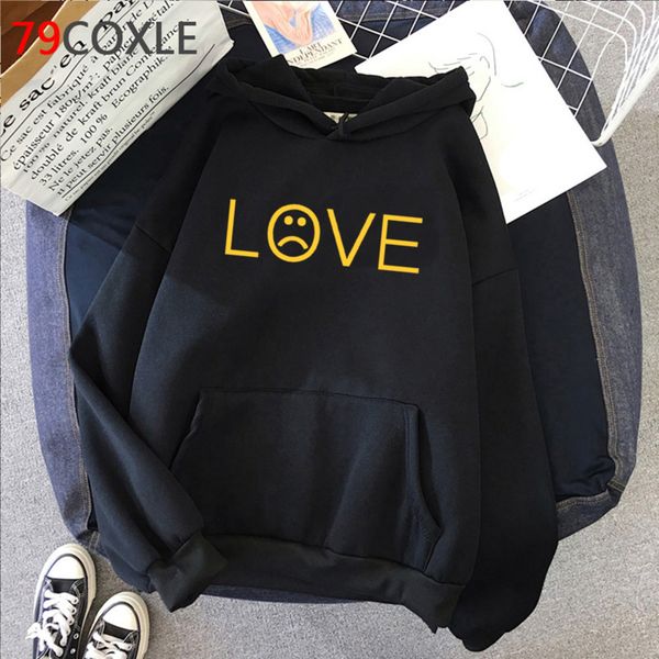 hip hop xxxtentacion lil peep juice wrld playboi carti graphic hoodies men kawaii streetwear winter sweatshirt c0127, Black
hip hop xxxtentacion lil peep juice wrld playboi carti graphic hoodies men kawaii streetwear winter sweatshirt c0127, Black