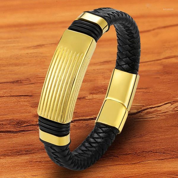 charm fashion braided rope genuine leather glod black magnetic men bracelet jewelry multilayer wholesale accessories bangles1, Golden;silver
charm fashion braided rope genuine leather glod black magnetic men bracelet jewelry multilayer wholesale accessories bangles1, Golden;silver