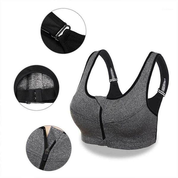 gym clothing womens comfort solid color rimless bra bounce control front zip sports bras high impact anti- vests for spots running yoga1, White;black
gym clothing womens comfort solid color rimless bra bounce control front zip sports bras high impact anti- vests for spots running yoga1, White;black