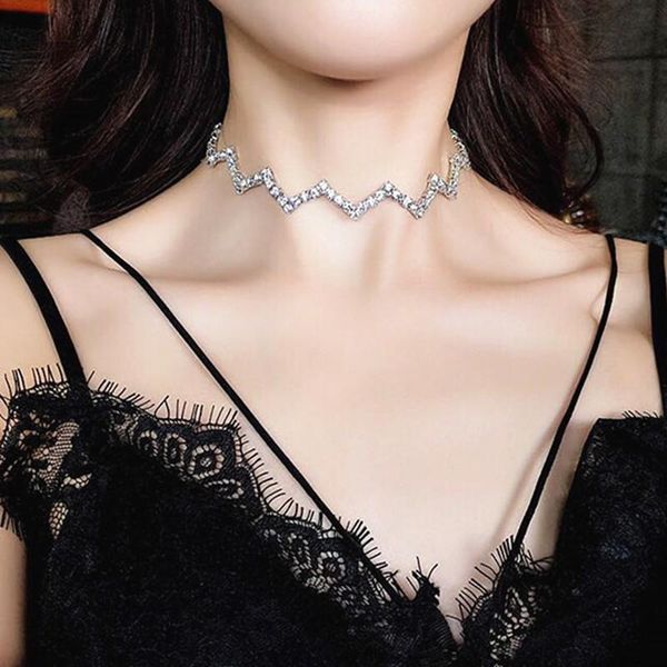 chokers 2021 arrivals test fashion collares collier torques letter w wave shape crystal chain necklaces for women jewelry, Golden;silver
chokers 2021 arrivals test fashion collares collier torques letter w wave shape crystal chain necklaces for women jewelry, Golden;silver
