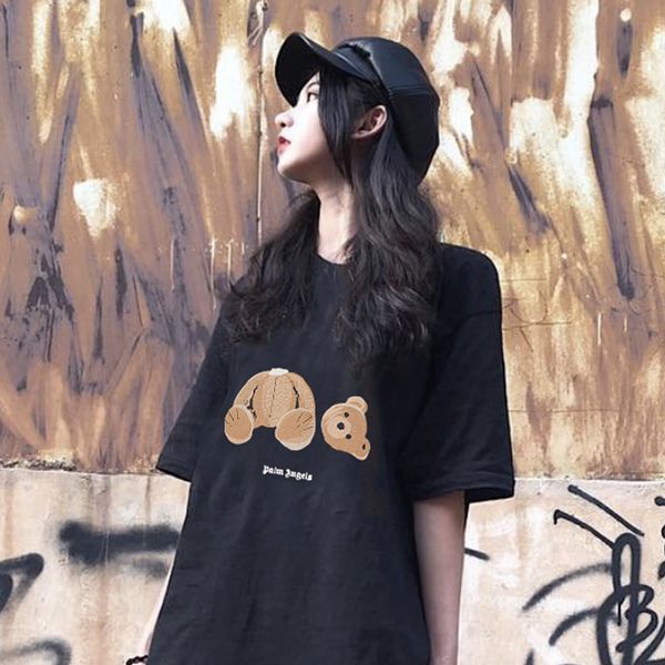 palm bear short sleeve women's loose street hip hop bf style pa teddy bear couple high street t-shirt, Black
palm bear short sleeve women's loose street hip hop bf style pa teddy bear couple high street t-shirt, Black