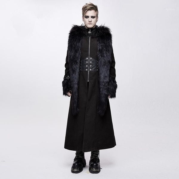 devil fashion men's gothic gorgeous hoodies gown coat punk fashion removable fur collar banquet dinner winter thick long jackes1, Black
devil fashion men's gothic gorgeous hoodies gown coat punk fashion removable fur collar banquet dinner winter thick long jackes1, Black