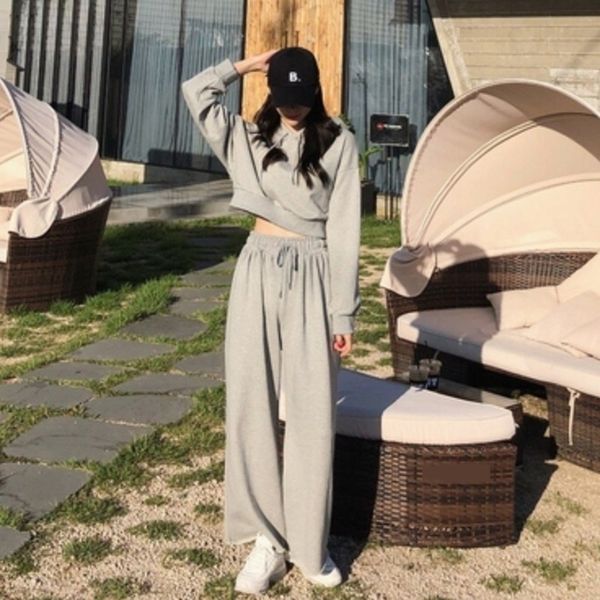 2020 autumn new hepburn light cooked style student loose casual sweater sweatersweater 2-piece set shows thin and versatile sports suit 2pqd, Gray
2020 autumn new hepburn light cooked style student loose casual sweater sweatersweater 2-piece set shows thin and versatile sports suit 2pqd, Gray