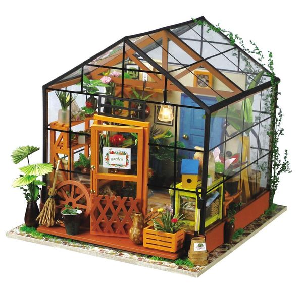 robotime miniature dollhouse diy dollhouse with doll house furniture, light gift for children adults kathy's flower house 1011
robotime miniature dollhouse diy dollhouse with doll house furniture, light gift for children adults kathy's flower house 1011