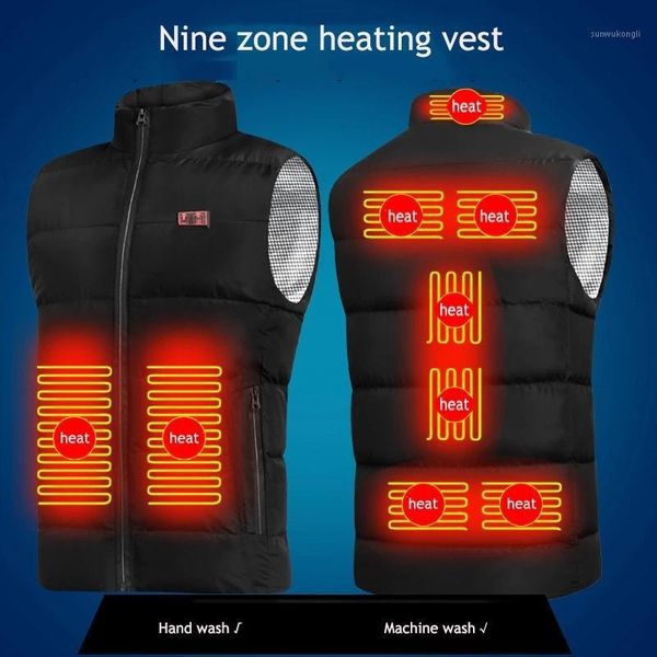 outdoor t-shirts smart area 9 heating vest usb heated double switch control front and back winter couples jacket three temperatures usb1, Gray;blue
outdoor t-shirts smart area 9 heating vest usb heated double switch control front and back winter couples jacket three temperatures usb1, Gray;blue