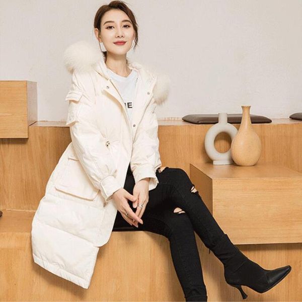 women's down & parkas eorutciz winter long duck coat women fur hooded oversize jacket spring slim warm thick casual black pocket lm917
women's down & parkas eorutciz winter long duck coat women fur hooded oversize jacket spring slim warm thick casual black pocket lm917
