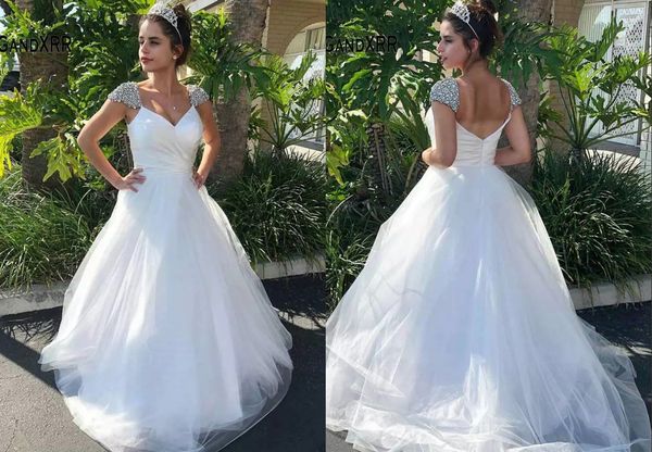 classic cap short sleeves wedding dress 2022 sweetheart tulle country style a line wedding dresses bridal gowns vestidos de novia, White
classic cap short sleeves wedding dress 2022 sweetheart tulle country style a line wedding dresses bridal gowns vestidos de novia, White