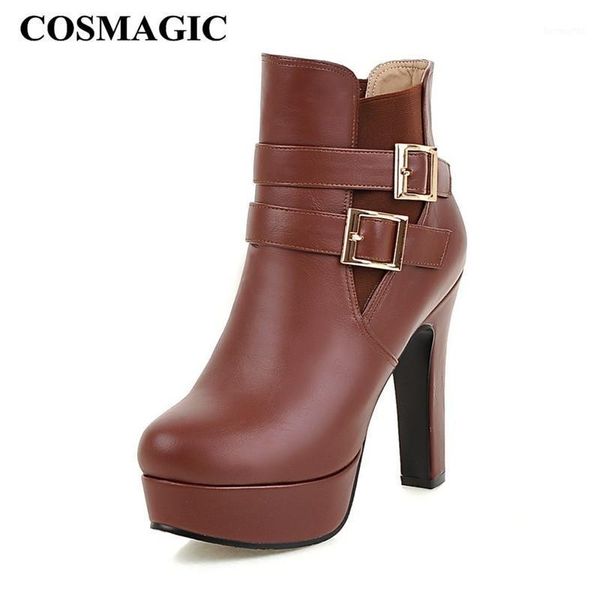 boots cosmagic 2021 winter women buckle strap ankle high heel platform fashion motorcycle botas mujer plus size1, Black
boots cosmagic 2021 winter women buckle strap ankle high heel platform fashion motorcycle botas mujer plus size1, Black