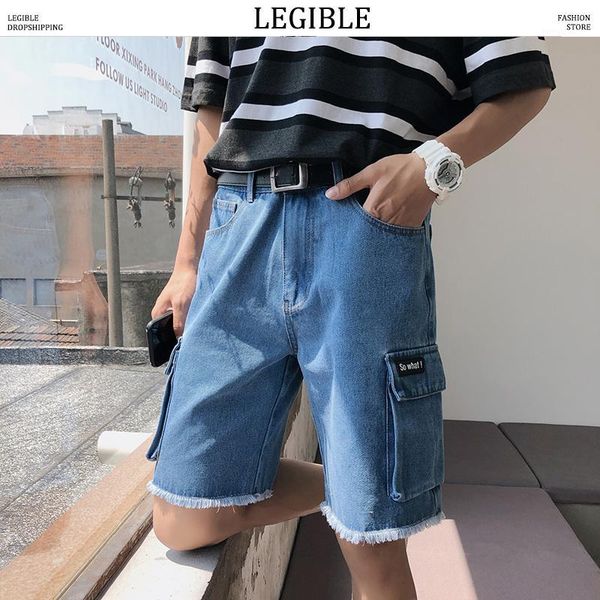 legible 2020 new fashion summer short jeans loose straight men casual men korean shorts denim shorts1, Blue
legible 2020 new fashion summer short jeans loose straight men casual men korean shorts denim shorts1, Blue