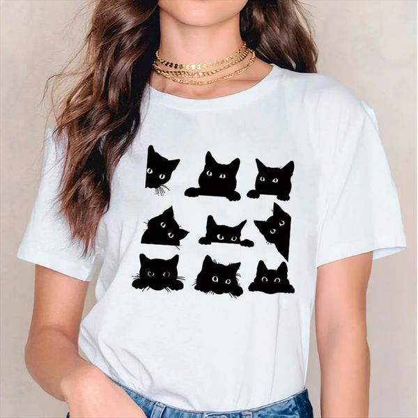 women t shirts t shirt funny face cat pet animal kawaii clothes 90s ladies print lady womens graphic female tee shirt, White
women t shirts t shirt funny face cat pet animal kawaii clothes 90s ladies print lady womens graphic female tee shirt, White