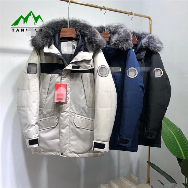 tanluer men winter coat outdoor men's detachable fur collar luxury jacket 80% goose down lj201009, Black
tanluer men winter coat outdoor men's detachable fur collar luxury jacket 80% goose down lj201009, Black