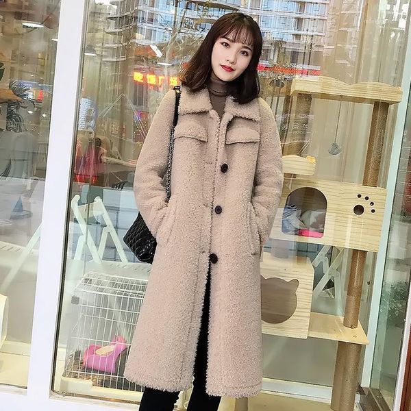 women's fur & faux 2021 women's clothing winter outerwear coats thick loose long sections yang jianrong 10231, Black
women's fur & faux 2021 women's clothing winter outerwear coats thick loose long sections yang jianrong 10231, Black