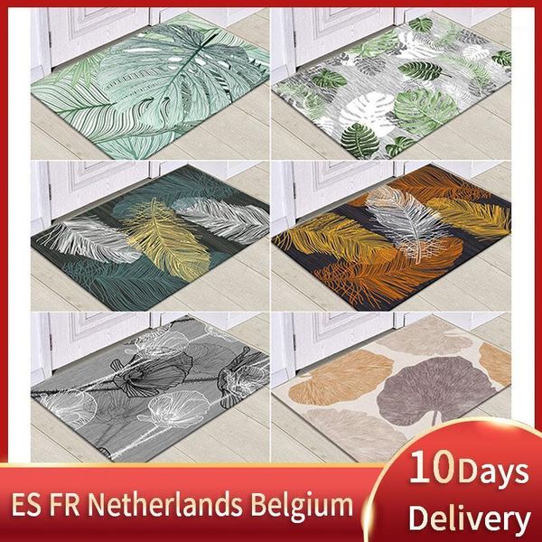 cushion/decorative pillow ins floor mats green leaf pattern doormats nordic door mat absorbable kitchen rugs anti-slip carpet for bathroom r
cushion/decorative pillow ins floor mats green leaf pattern doormats nordic door mat absorbable kitchen rugs anti-slip carpet for bathroom r