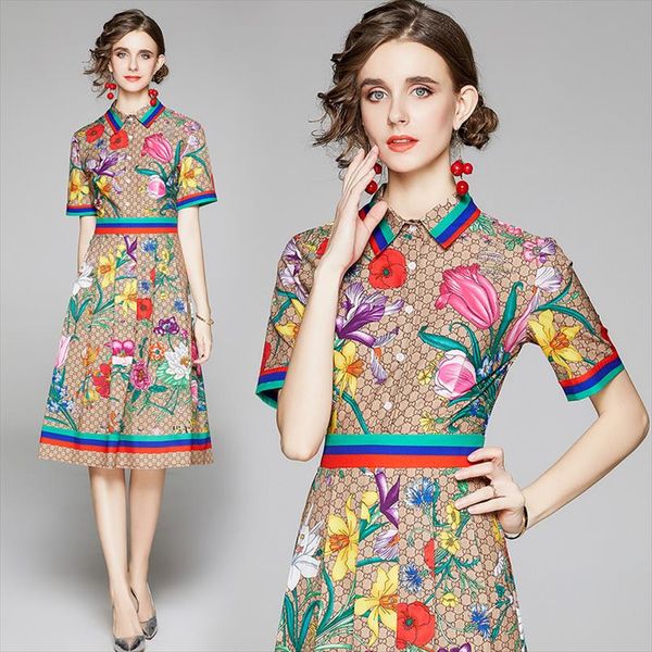 summer runway vintage floral letters print collar short sleeve empire waist women ladies party casual party a line midi dress, Black;gray
summer runway vintage floral letters print collar short sleeve empire waist women ladies party casual party a line midi dress, Black;gray