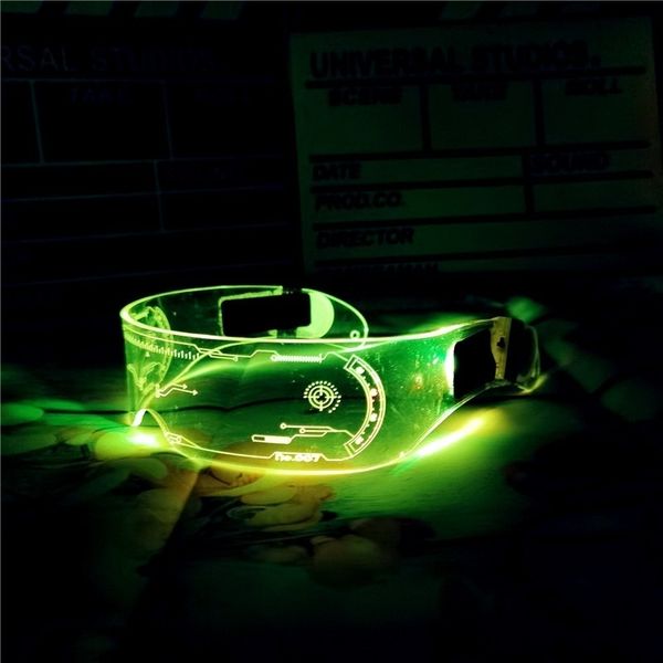 cyberpunk glasses luminous black technology function future men and women science fiction hip hop dance equipment props, White;black
cyberpunk glasses luminous black technology function future men and women science fiction hip hop dance equipment props, White;black