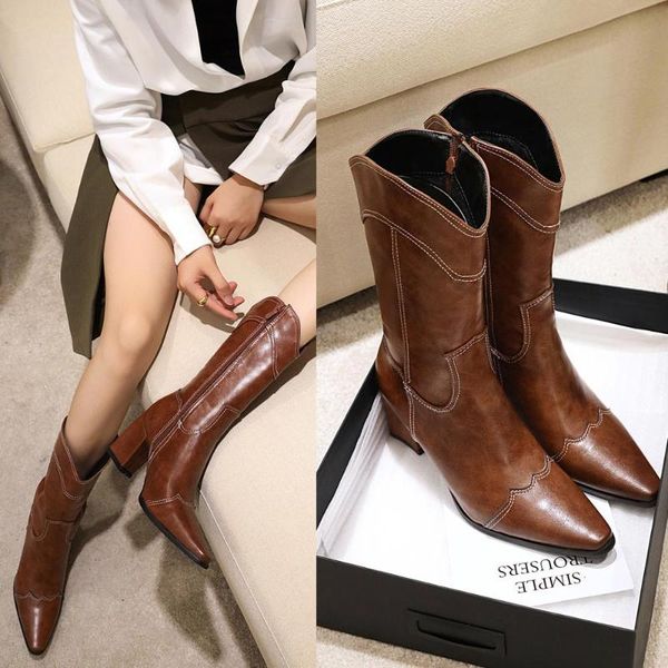 boots 2021 women western comfortable thick heel ladies pointed toe side zipper fashion size 32-43, Black
boots 2021 women western comfortable thick heel ladies pointed toe side zipper fashion size 32-43, Black