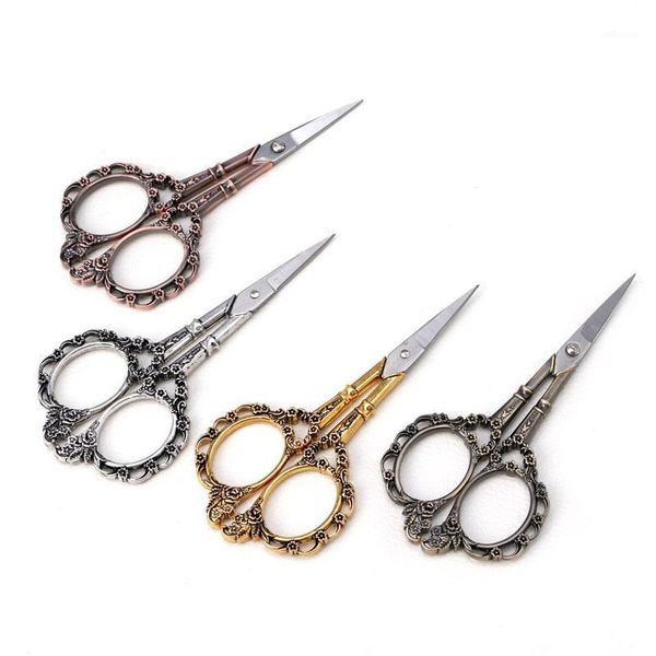 4 colors european vintage floral pattern scissors seamstress plum blossom tailor scissor sewing scissors for fabric tool1, Black
4 colors european vintage floral pattern scissors seamstress plum blossom tailor scissor sewing scissors for fabric tool1, Black