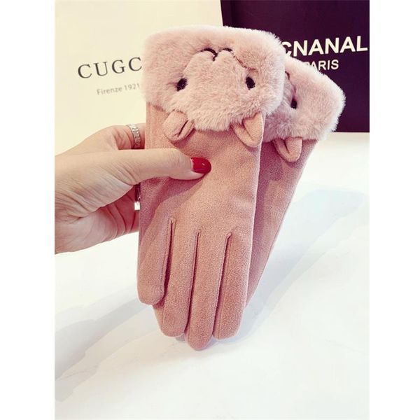 women plush warm outdoor cycling gloves winter korean cute student suede touch screen, Blue;gray
women plush warm outdoor cycling gloves winter korean cute student suede touch screen, Blue;gray
