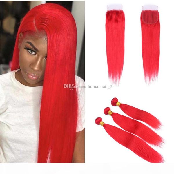 red human hair with lace closure straight brazilian virgin hair 3 bundles with 4x4 lace closure 8a quality hair weft, Black;brown
red human hair with lace closure straight brazilian virgin hair 3 bundles with 4x4 lace closure 8a quality hair weft, Black;brown