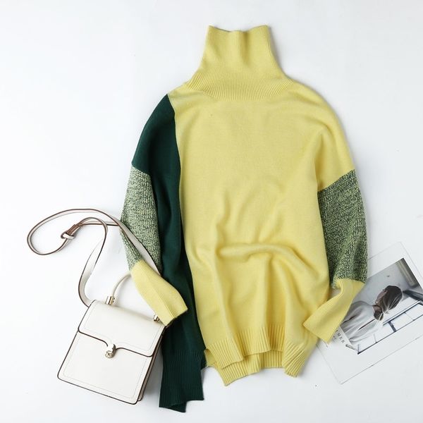 2021 quality winter sweaters woman high cashmere collar and wool mixed tabs fashion selling women's pullovers pck8, White;black
2021 quality winter sweaters woman high cashmere collar and wool mixed tabs fashion selling women's pullovers pck8, White;black