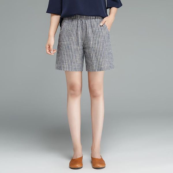 summer 2021 cotton linen high waist shorts women casual loose straight stripe shorts streetwear, White;black
summer 2021 cotton linen high waist shorts women casual loose straight stripe shorts streetwear, White;black