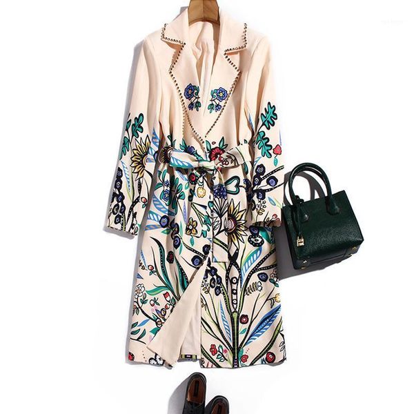 2021 spring runway fashion beading collar floral print trench coat women elegant birthday party vestidos office outerwear lady1, Tan;black
2021 spring runway fashion beading collar floral print trench coat women elegant birthday party vestidos office outerwear lady1, Tan;black