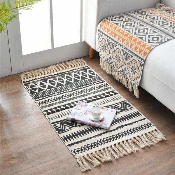 retro bohemian hand woven cotton linen carpet rug bedside rug geometric floor mat living room bedroom carpet home decor1
retro bohemian hand woven cotton linen carpet rug bedside rug geometric floor mat living room bedroom carpet home decor1