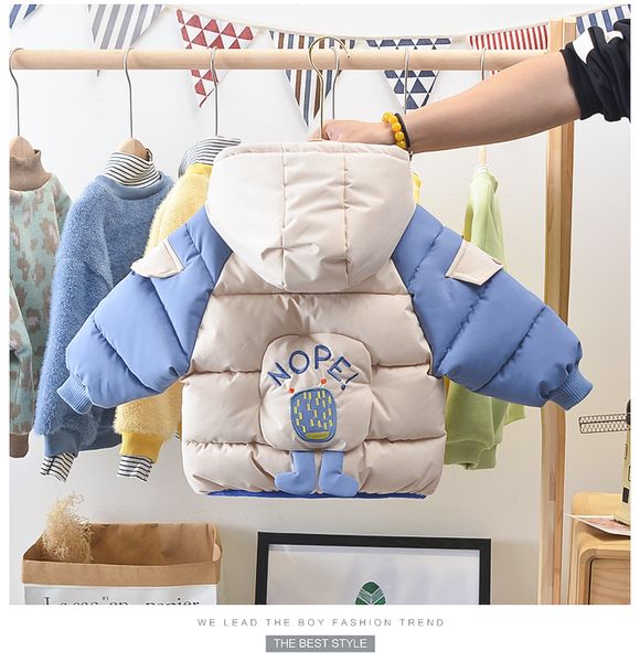 coat, boy's thickened down middle child's lovely cotton padded jacket, baby's winter out wear, Blue;gray
coat, boy's thickened down middle child's lovely cotton padded jacket, baby's winter out wear, Blue;gray