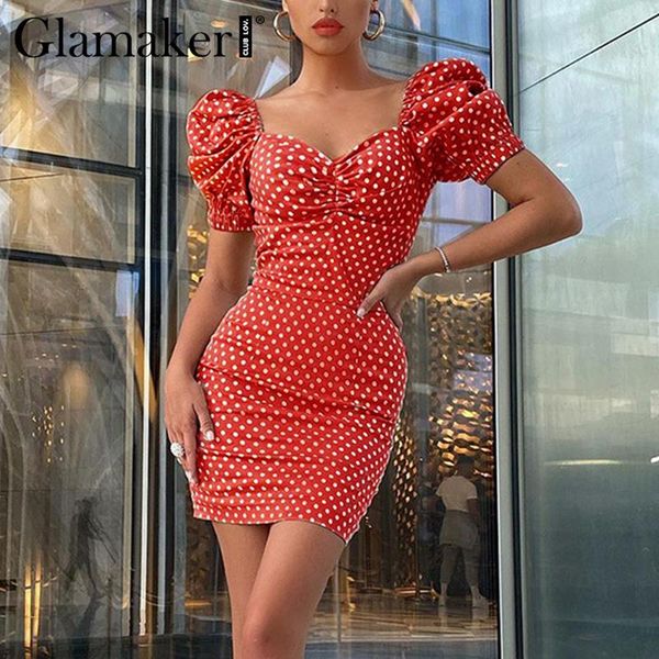 casual dresses glamaker polka dot puff sleeve boaycon dress women black vintage holiday short elegant female party club mini retro, Black;gray
casual dresses glamaker polka dot puff sleeve boaycon dress women black vintage holiday short elegant female party club mini retro, Black;gray