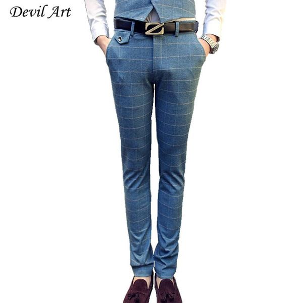men plaid formal dress blue pants autumn winter tsuit pants men thick slim casual trousers for business wedding high quality, White;black
men plaid formal dress blue pants autumn winter tsuit pants men thick slim casual trousers for business wedding high quality, White;black