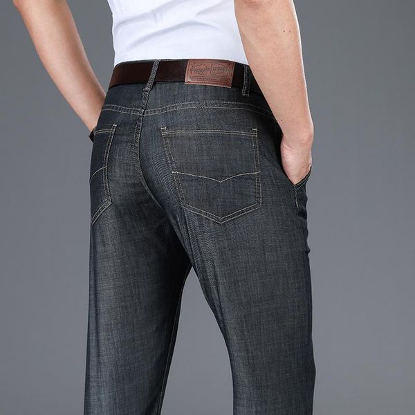 men's jeans stretch regular fit business casual classic style fashion denim trousers male black blue pants
men's jeans stretch regular fit business casual classic style fashion denim trousers male black blue pants