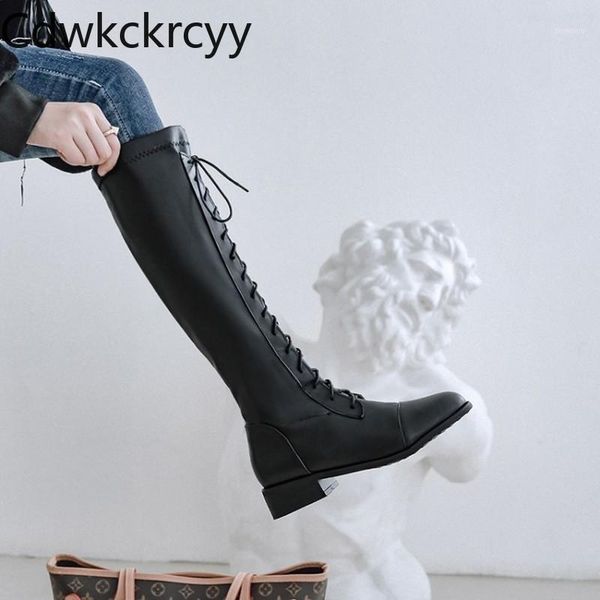 winter the new fashion round head thick heel high tube boots student lace plus velvet keep warm high heel women boots1, Black
winter the new fashion round head thick heel high tube boots student lace plus velvet keep warm high heel women boots1, Black