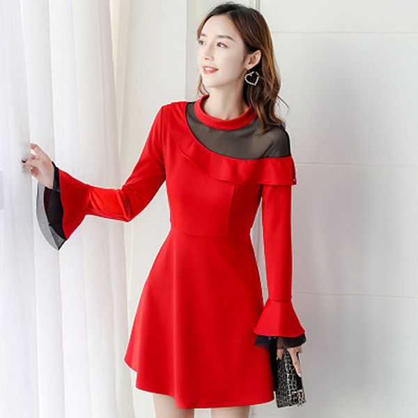 mode new temperature size large-korean long sleeves sewing skinny snuggling comfortable dress of women's babes gbsb gvox, Black;gray
mode new temperature size large-korean long sleeves sewing skinny snuggling comfortable dress of women's babes gbsb gvox, Black;gray