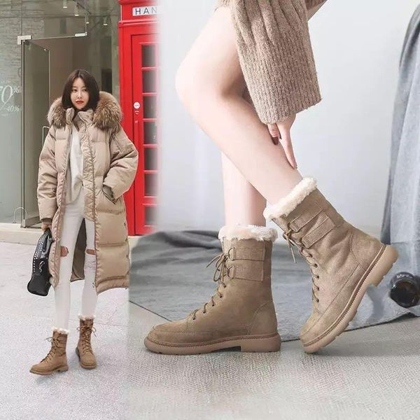 boots women snow non-slip short botas mujer thick fur platform mid calf winter warm shoes british style black beige
boots women snow non-slip short botas mujer thick fur platform mid calf winter warm shoes british style black beige