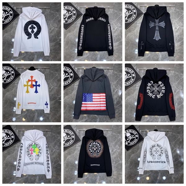 qiudongchao crosin embroidered cross casual cardigan pullover hooded loose round neck sweater for men and women, Black
qiudongchao crosin embroidered cross casual cardigan pullover hooded loose round neck sweater for men and women, Black