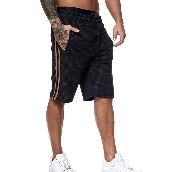 2020 new men's casual plaid side striped shorts summer plaid stripe fashion elastic drawstring slim shorts beach, White;black
2020 new men's casual plaid side striped shorts summer plaid stripe fashion elastic drawstring slim shorts beach, White;black