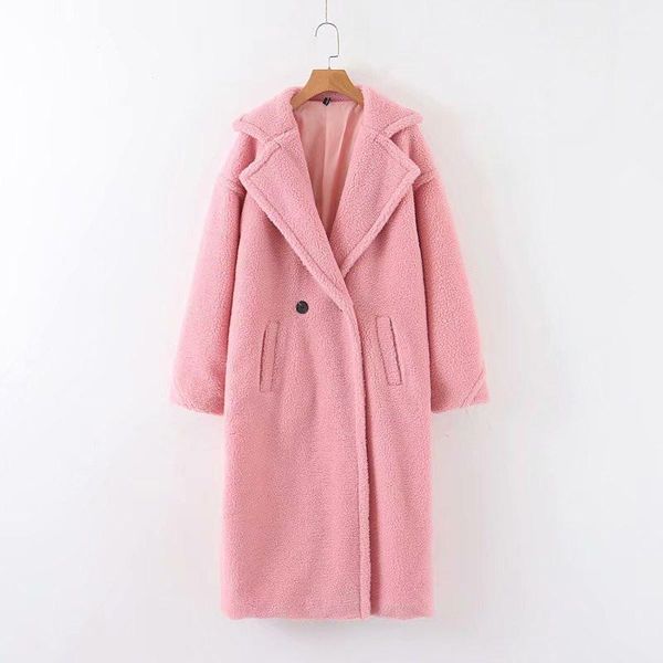 women's fur & faux autumn and winter teddy bear particles lamb hair mid-length coat sheep shearing loose coat1, Black
women's fur & faux autumn and winter teddy bear particles lamb hair mid-length coat sheep shearing loose coat1, Black