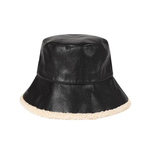 stingy brim hats women warm bucket hat autumn and winter casual style pu leather cap for outdoor black, Blue;gray
stingy brim hats women warm bucket hat autumn and winter casual style pu leather cap for outdoor black, Blue;gray