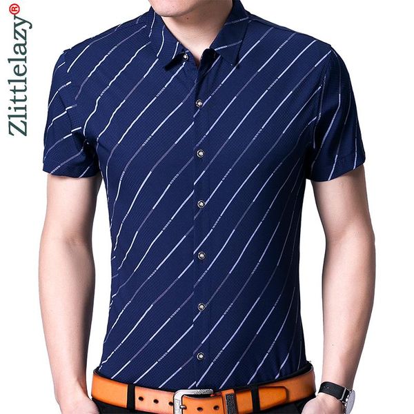 men's casual shirts 2021 brand short sleeve men social shirt summer streetwear striped dress mens regular fit clothes fashions 0014, White;black
men's casual shirts 2021 brand short sleeve men social shirt summer streetwear striped dress mens regular fit clothes fashions 0014, White;black