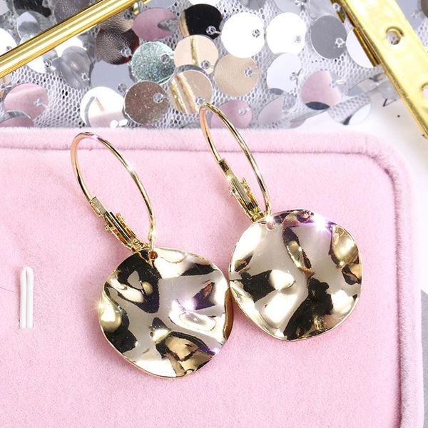 charm simple geometric circle sequin hoop earrings for women accessories handmade long dangle jewelry charms gold color, Golden
charm simple geometric circle sequin hoop earrings for women accessories handmade long dangle jewelry charms gold color, Golden