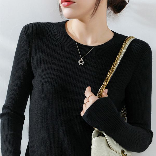 autumn 2021 and new winter around the neck feminine thin sweater body long bottom shirt size 1 pyth, White;black
autumn 2021 and new winter around the neck feminine thin sweater body long bottom shirt size 1 pyth, White;black