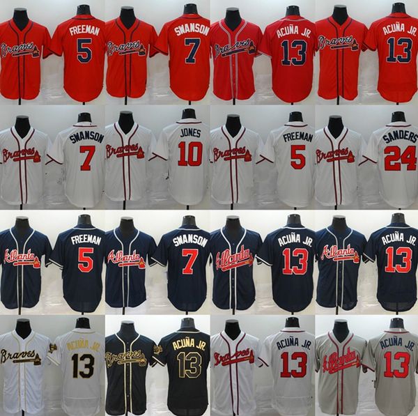 2020 джерси 13 рональд acuna jr jersey 5 freddie freeman 7 dansby swanson 24 deion sanders мужчины женщины дети бейсбол джерси, Blue;black
2020 джерси 13 рональд acuna jr jersey 5 freddie freeman 7 dansby swanson 24 deion sanders мужчины женщины дети бейсбол джерси, Blue;black