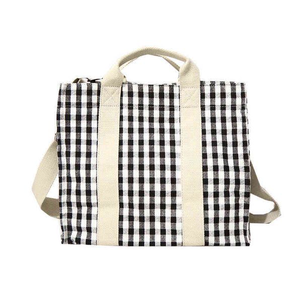 shopping bags ladies fashion art casual plaid canvas tote handbag large capacity travel one shoulder messenger beach bag for women 220309
shopping bags ladies fashion art casual plaid canvas tote handbag large capacity travel one shoulder messenger beach bag for women 220309