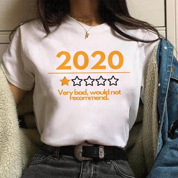 2020 one star very bad would not recommend short sleeve t-shirt women harajuku alphabet tee cool fashion female street shirt, White
2020 one star very bad would not recommend short sleeve t-shirt women harajuku alphabet tee cool fashion female street shirt, White