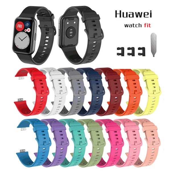 silicone strap smartwatch replacement part sport wrist band watchband for huawei watch fit smart wristband bracelet accessories
silicone strap smartwatch replacement part sport wrist band watchband for huawei watch fit smart wristband bracelet accessories