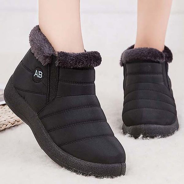 2020 women's winter-proof dwaterproof water shoes for woman ankle sliding in winter boots mujer more size ghp6, Black
2020 women's winter-proof dwaterproof water shoes for woman ankle sliding in winter boots mujer more size ghp6, Black