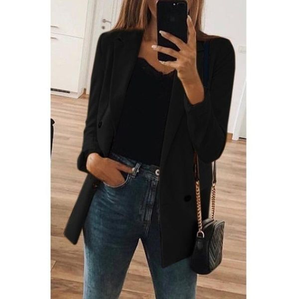 women's jackets women jacket autumn long sleeve turn-down collar oversize outwear elegant overcoats loose plus size for femme, Black;brown
women's jackets women jacket autumn long sleeve turn-down collar oversize outwear elegant overcoats loose plus size for femme, Black;brown