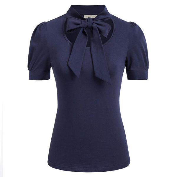 belle poque women shirts cotton summer clothes solid color short puffed sleeves stand collar tie-neck breathable soft lady, White
belle poque women shirts cotton summer clothes solid color short puffed sleeves stand collar tie-neck breathable soft lady, White