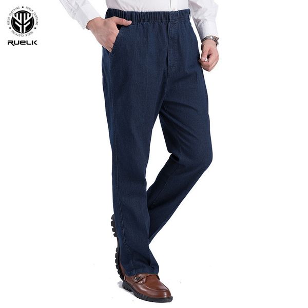 ruelk new spring blue casual men's jeans elastic waist straight loose mens cotton soft trousers men's business pants size xl-5xl q, Black;white
ruelk new spring blue casual men's jeans elastic waist straight loose mens cotton soft trousers men's business pants size xl-5xl q, Black;white