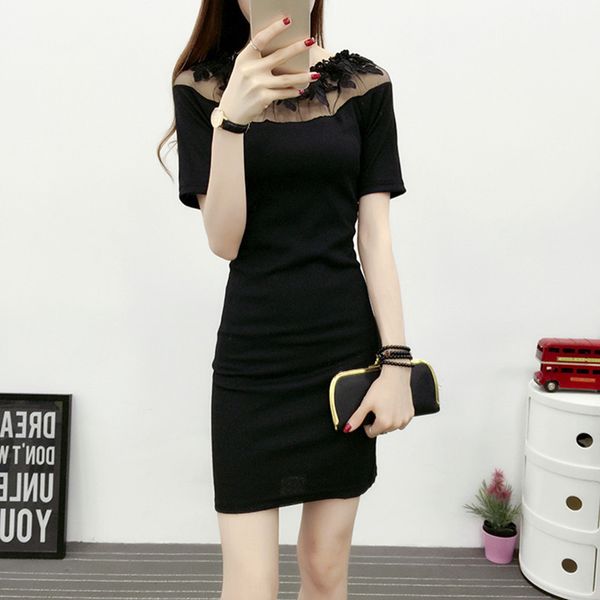 2021 new lace black slash neck thin hollow gowns girly summer dress short sleeve mujer party dresses fy449 fjsn, Black;gray
2021 new lace black slash neck thin hollow gowns girly summer dress short sleeve mujer party dresses fy449 fjsn, Black;gray